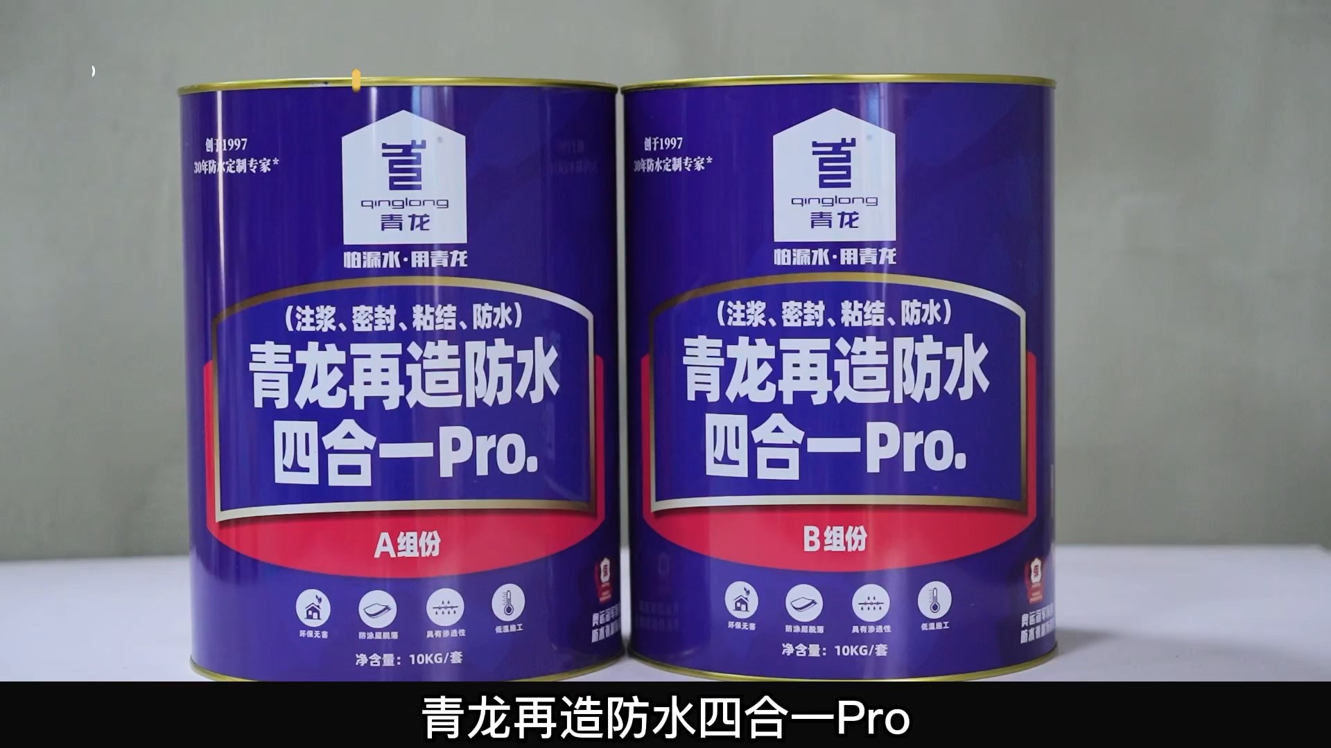 青龍再造防水四合一 Pro.(注漿、密封、粘結(jié) 、防水)